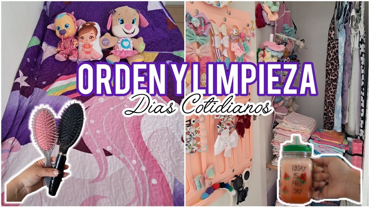 Orden y Limpieza 🛏🧺 Lavo mis cepillos-Dias cotidianos en casa-Frappe refrescante🥤