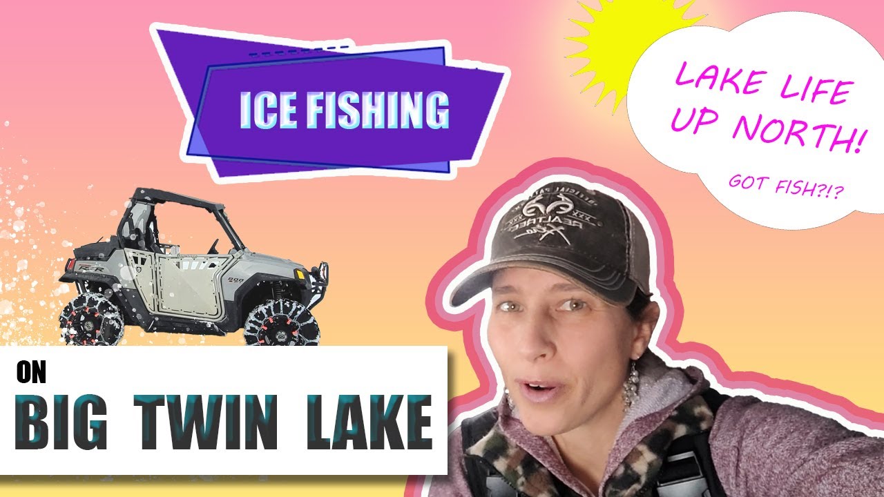 Ice Fishing on Big Twin Lake