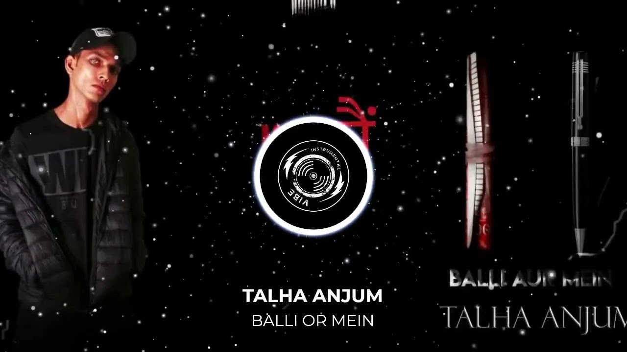 Balli aur Mein ~ Talha Anjum  Original Karaoke/Instrumental