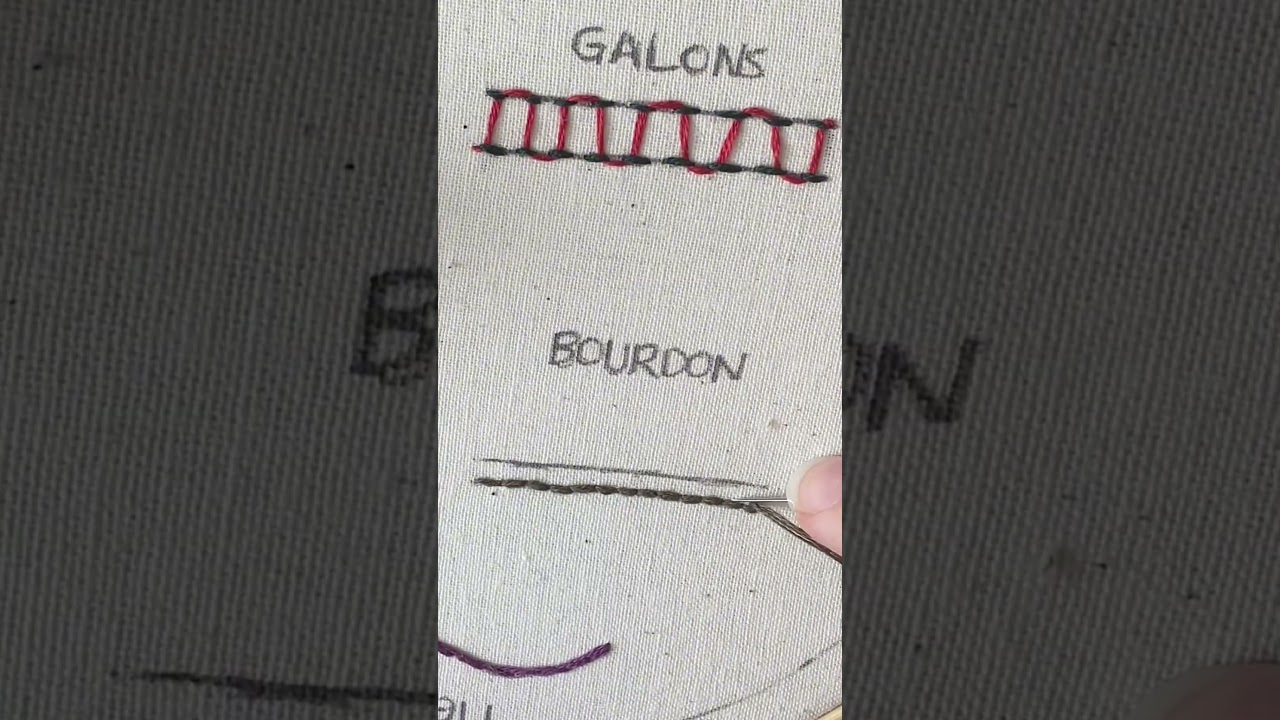 TUTO BRODERIE N°7 : Point de bourdon 🪡 🌱