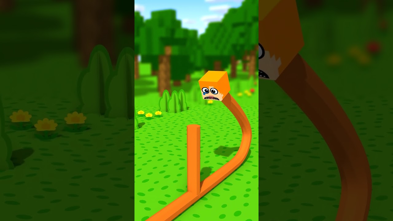 Very strange belly???!!! - Alex and Steve Adventures #minecraft #shorts