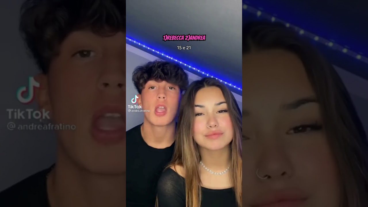 REBECCA PARZIALE E ANDREA FRATINO CHI E&rsquo; CAMBIATO DI PIU&rsquo; IN 3 ANNI #tiktok #perte #outfit #ilrosso