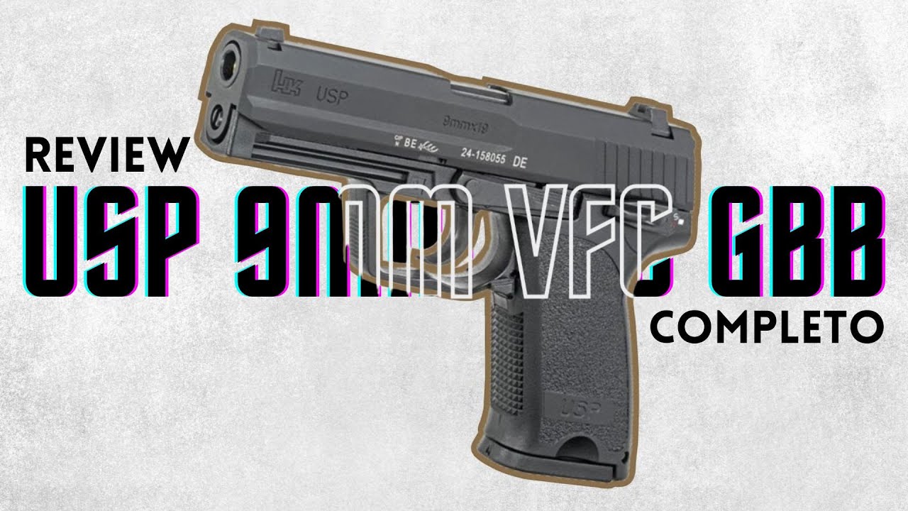 Review HK USP 9mm VFC GBB uma das Pistolas MAIS RARAS do Airsoft