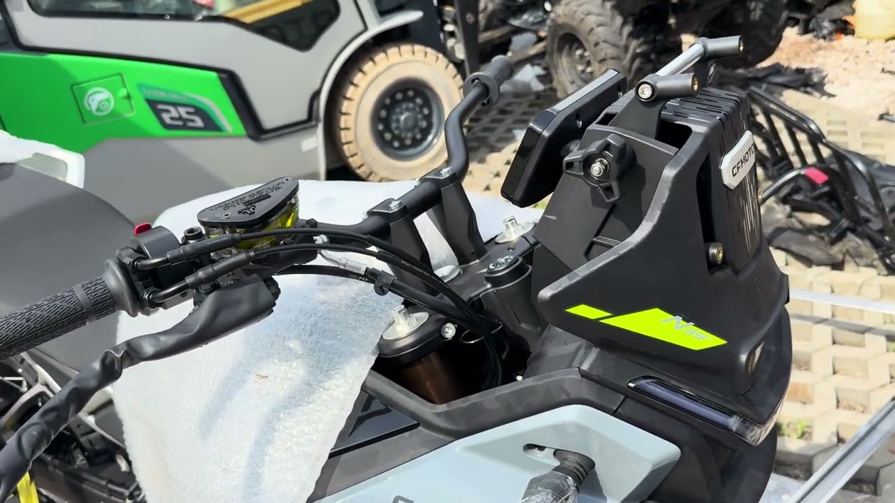 Brak składanych lusterek do Motocykli CFMOTO MT450. Teraz jako Opcja? 450MT CF MOTO 450 mt lusterka