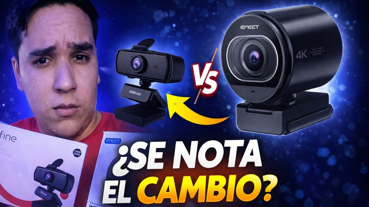 ¿Vale la pena cambiar de webcam? EMEET S600 4K vs Fifine K420 🎥