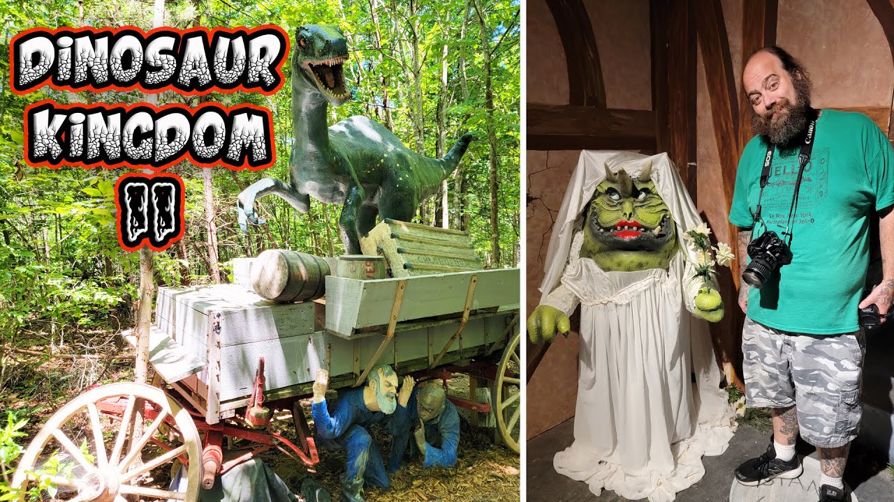 Dinosaur Kingdom II - Full Tour - Dinosaurs Civil War Involvement - Natural Bridge, Virginia
