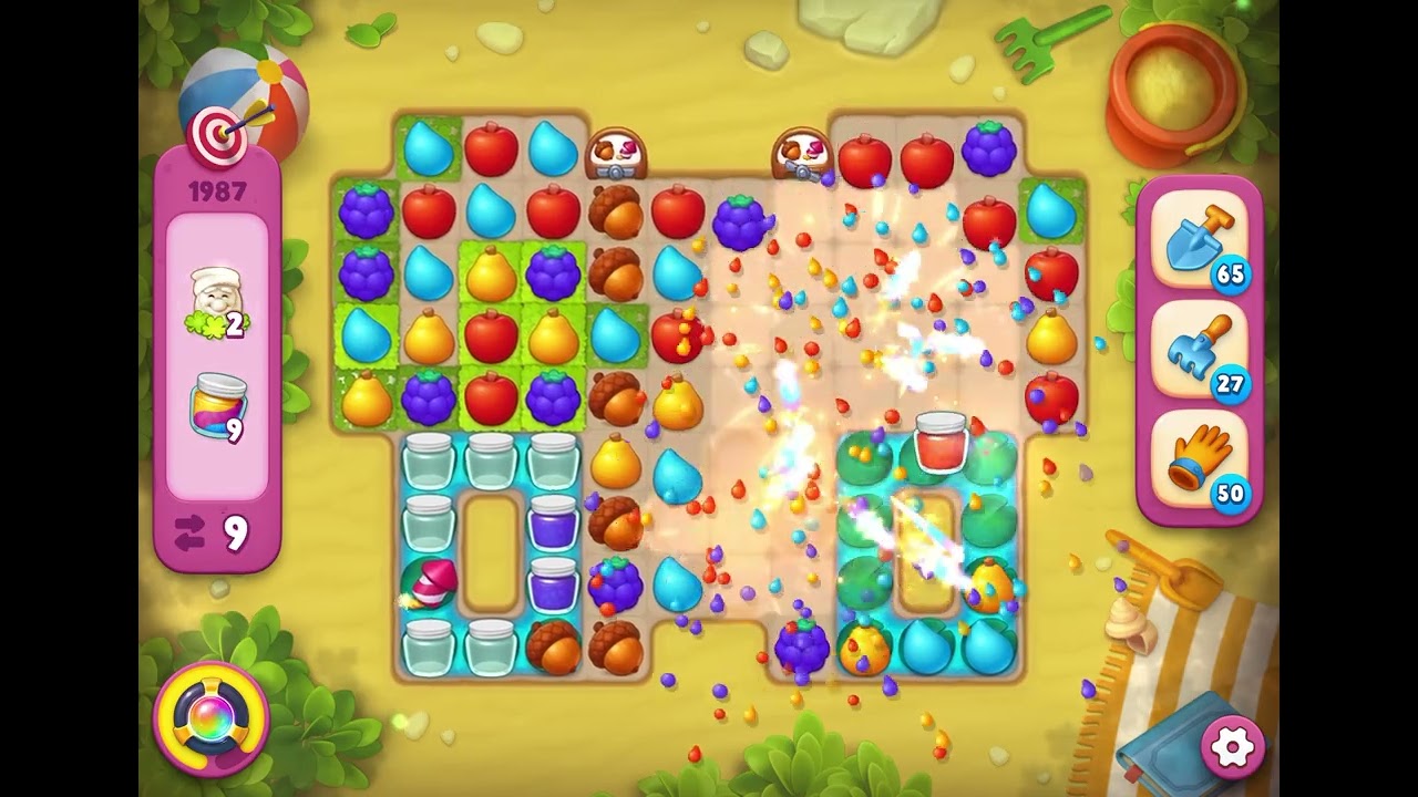 Gardenscapes Level 1987 Challenge