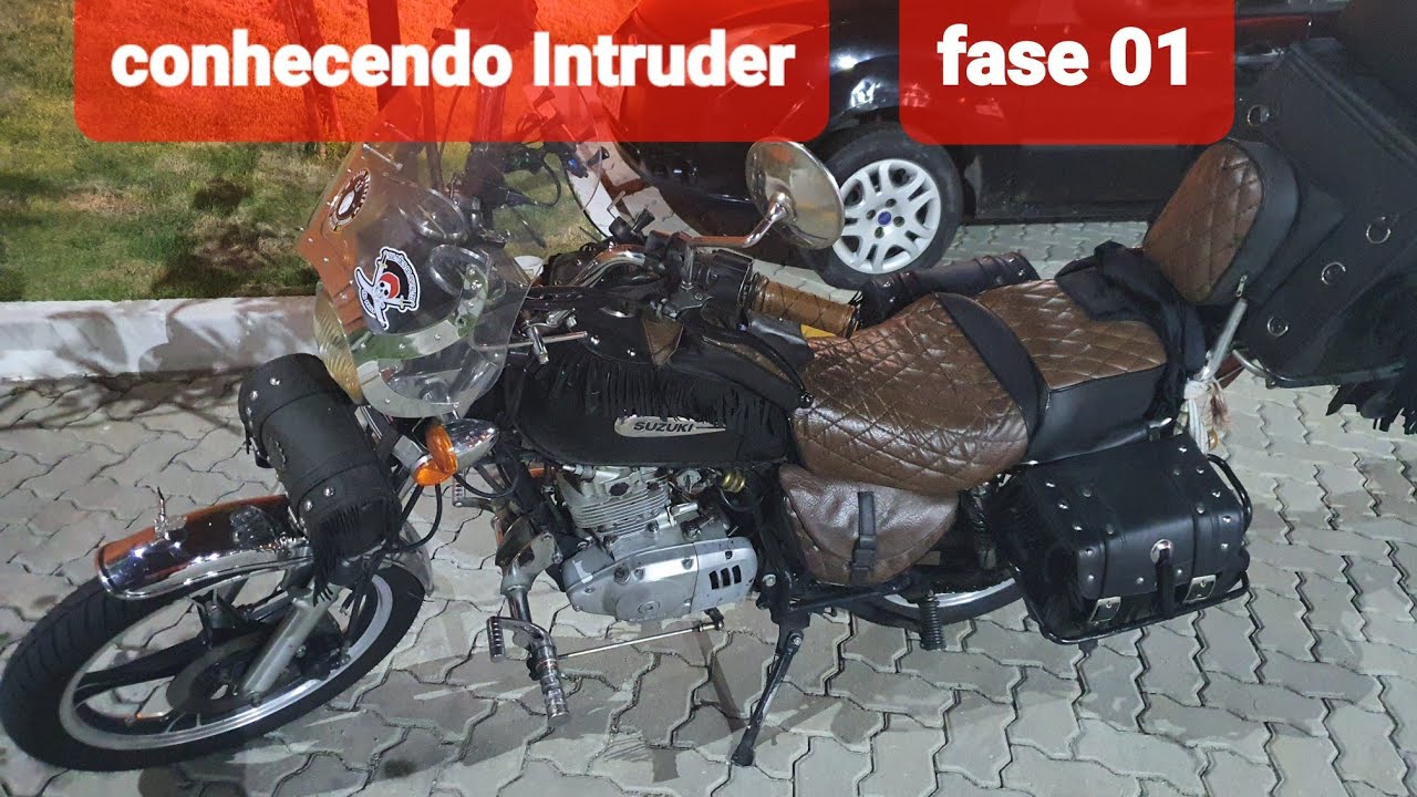 Intruder 125 óleo motor, tampa gasolina, torneira gasolina.