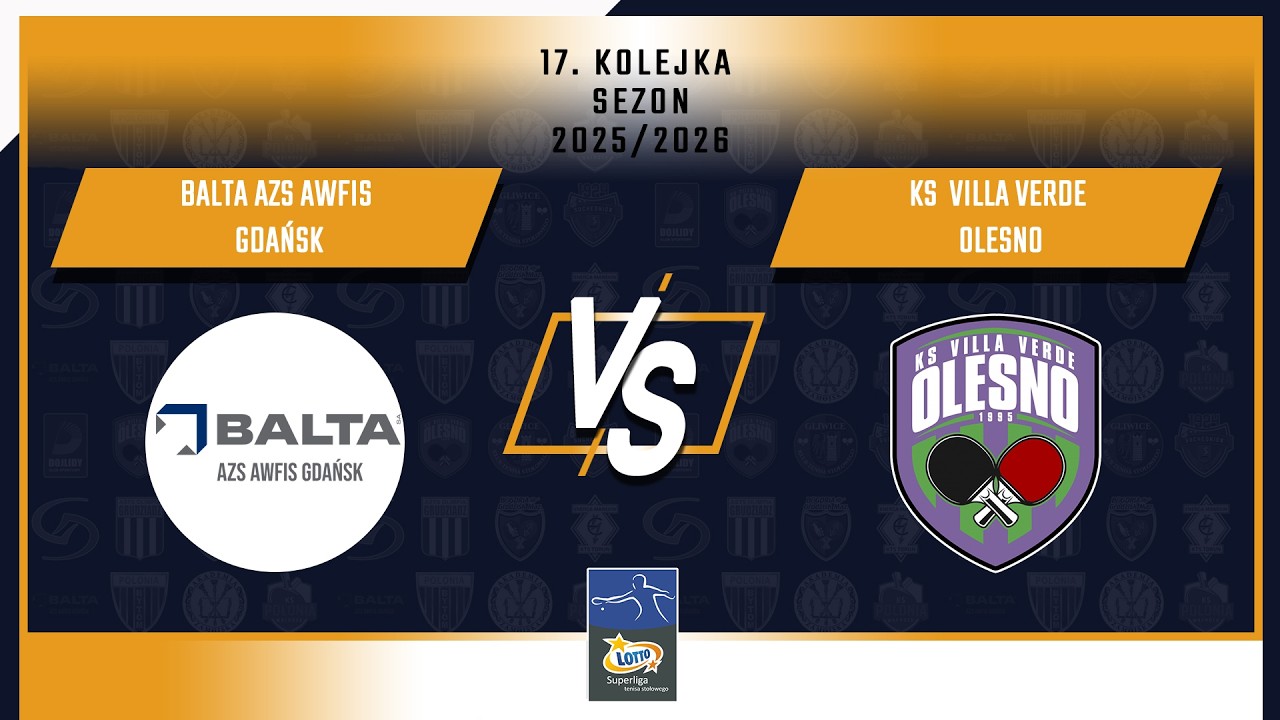 17. Kolejka LOTTO Superligi - Balta AZS AWFiS Gdańsk vs KS Villa Verde Olesno