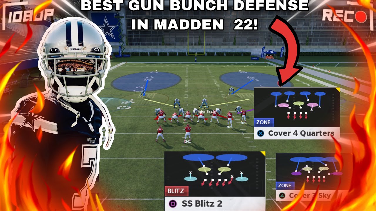 HOW TO STOP GUN BUNCH! BEST GUN BUNCH DEFENSE IN MADDEN 22!