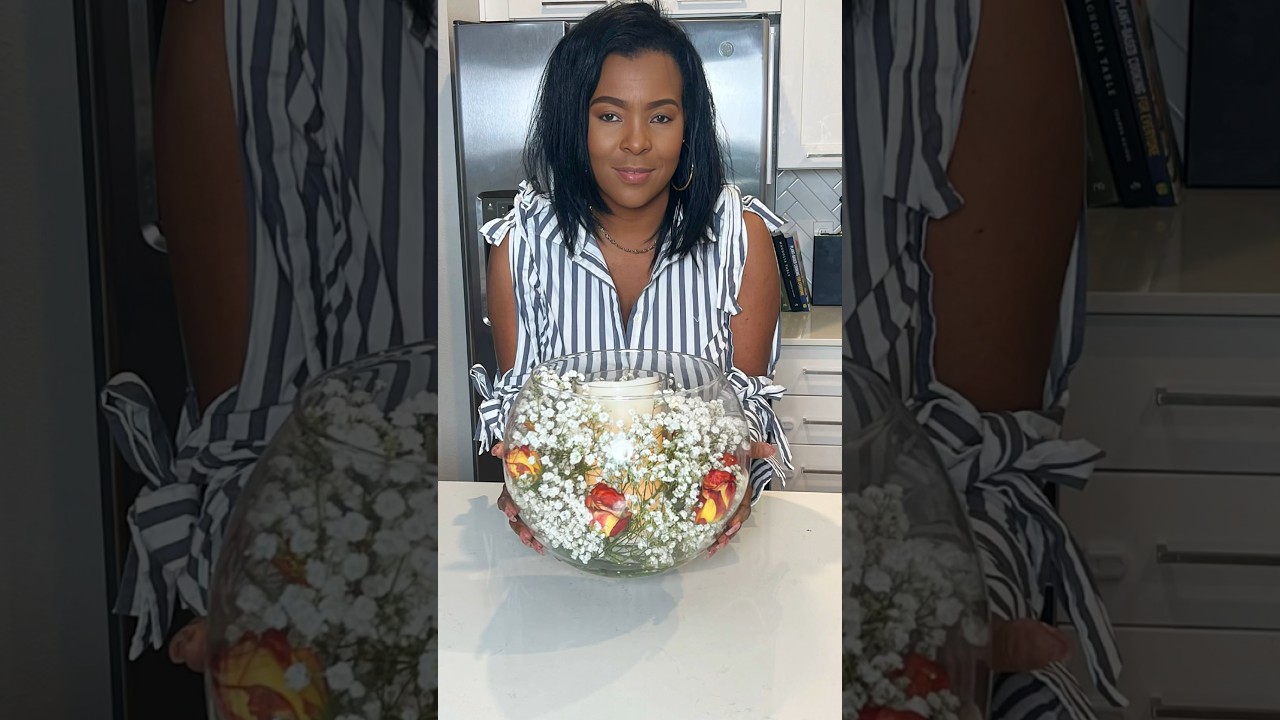 DIY Spring centerpiece idea #springdecorideas #decorideas #eastercenterpiece