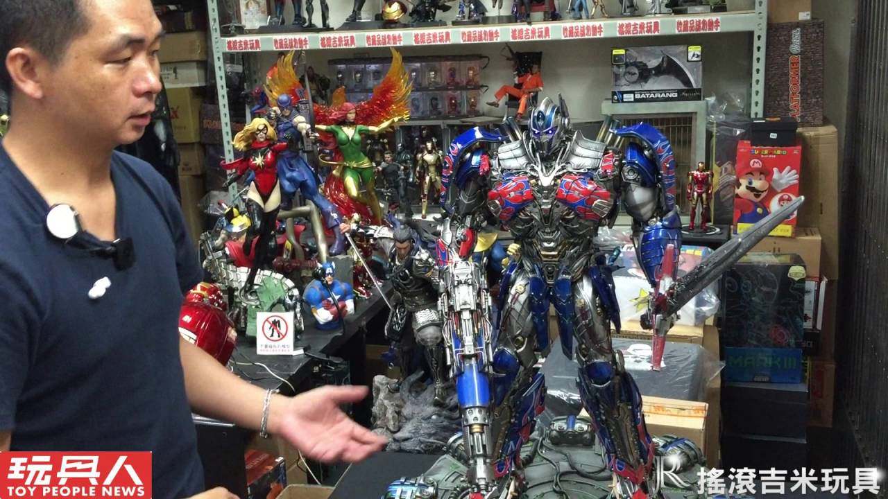 搖滾吉米玩具-Prime 1 Studio MMTFM-08 變形金剛4 終極柯博文 EX版 雕像開箱影片