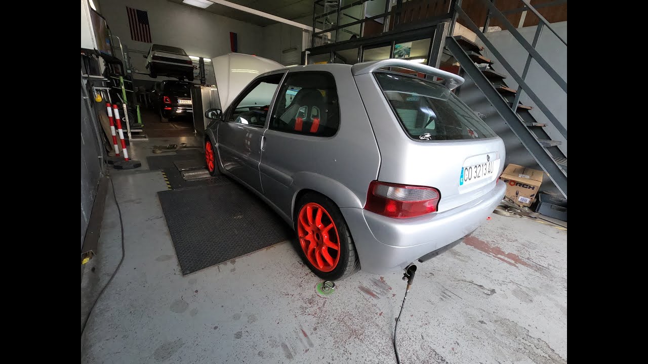 Ajustamos la electrónica de un saxo vts y hacemos una stage 2 a un abarth 180cv