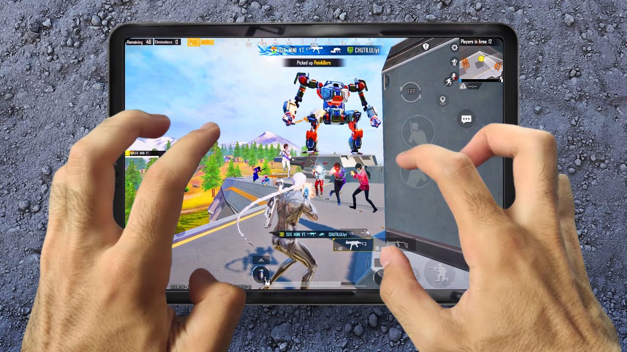 iPad Mini 6 HANDCAM 🔥 HDR+EXTREME ❤️ Pubg Test/ Gameplay/ Sensitivity ❤️ 4 Fingers claw+Gyro