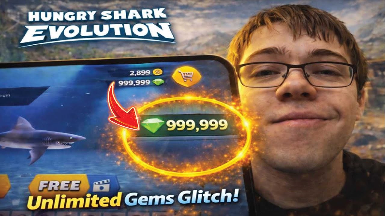Hungry Shark Evolution Unlimited Coins and Gems 2026 – Hack iOS Android