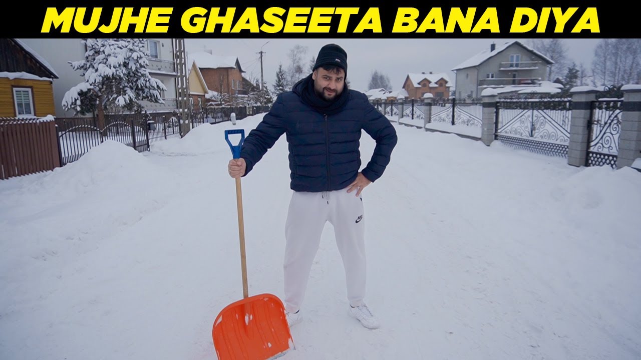 Indian Pati Se Barf Saaf Karwai Videsh Mai