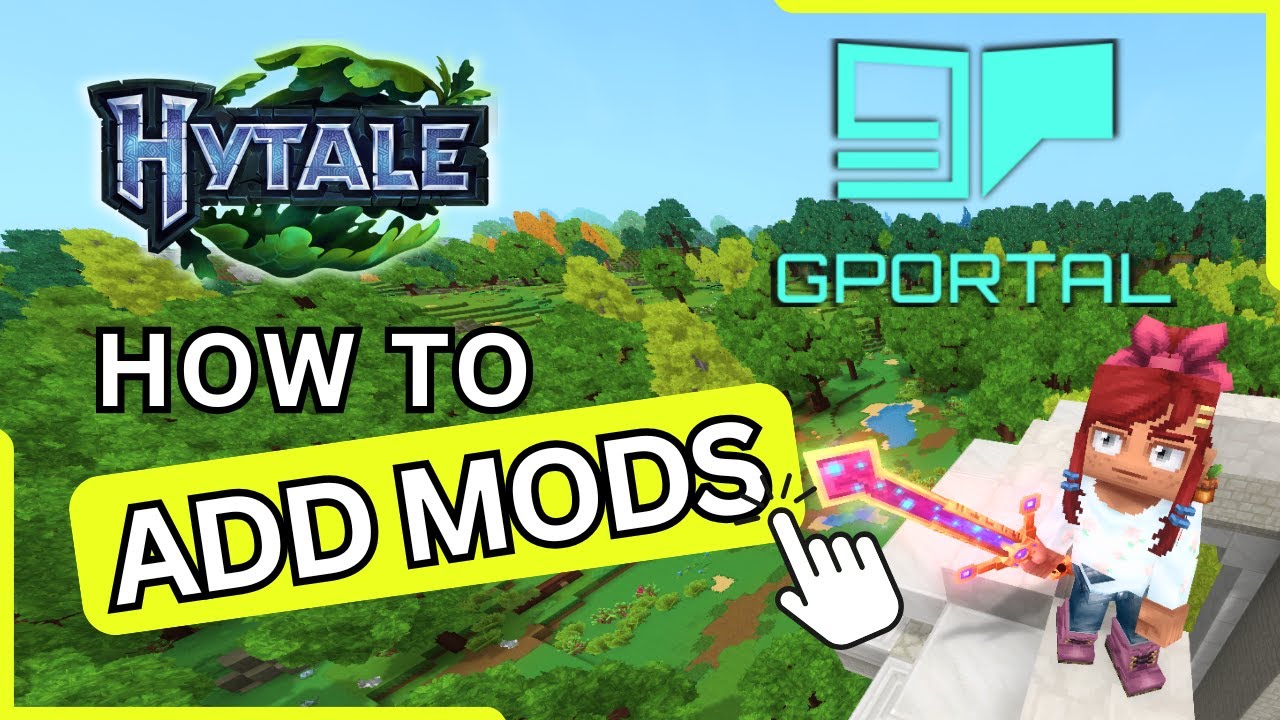 GPortal Server Hytale Mods - Step By Step Guide