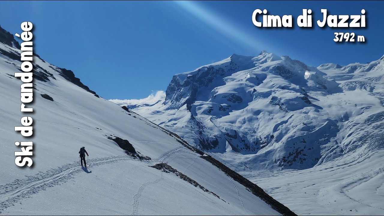 Ski de randonnée - Cima di Jazzi - 3792 m - nuit au bivouac Citta di Luino - but à l'Adlerhorn