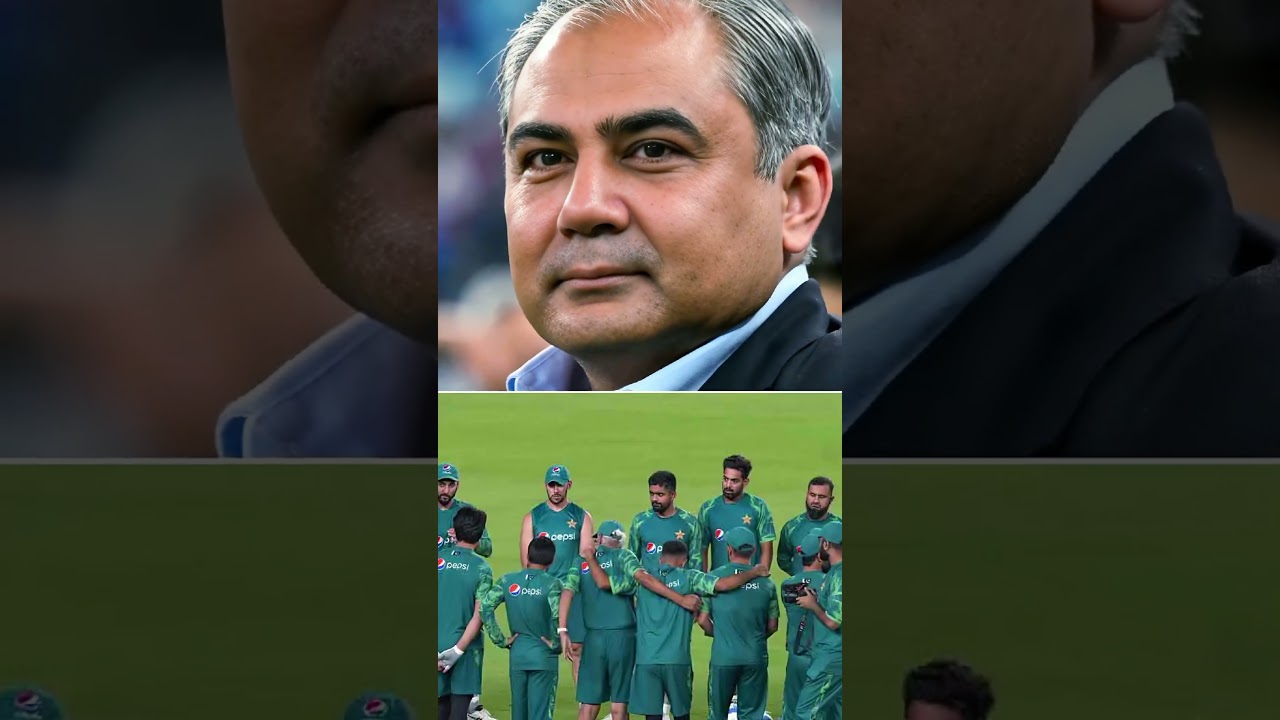 Pakistan's Mohsin Naqvi has imposed a 5m$ fine on his own players.😱 #pakistan