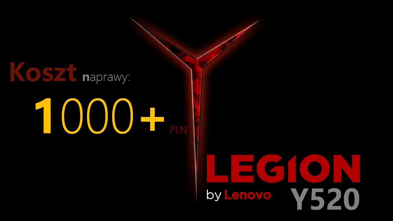 Zadziwiający zbieg okoliczności - naprawa martwego Lenovo Legion Y520