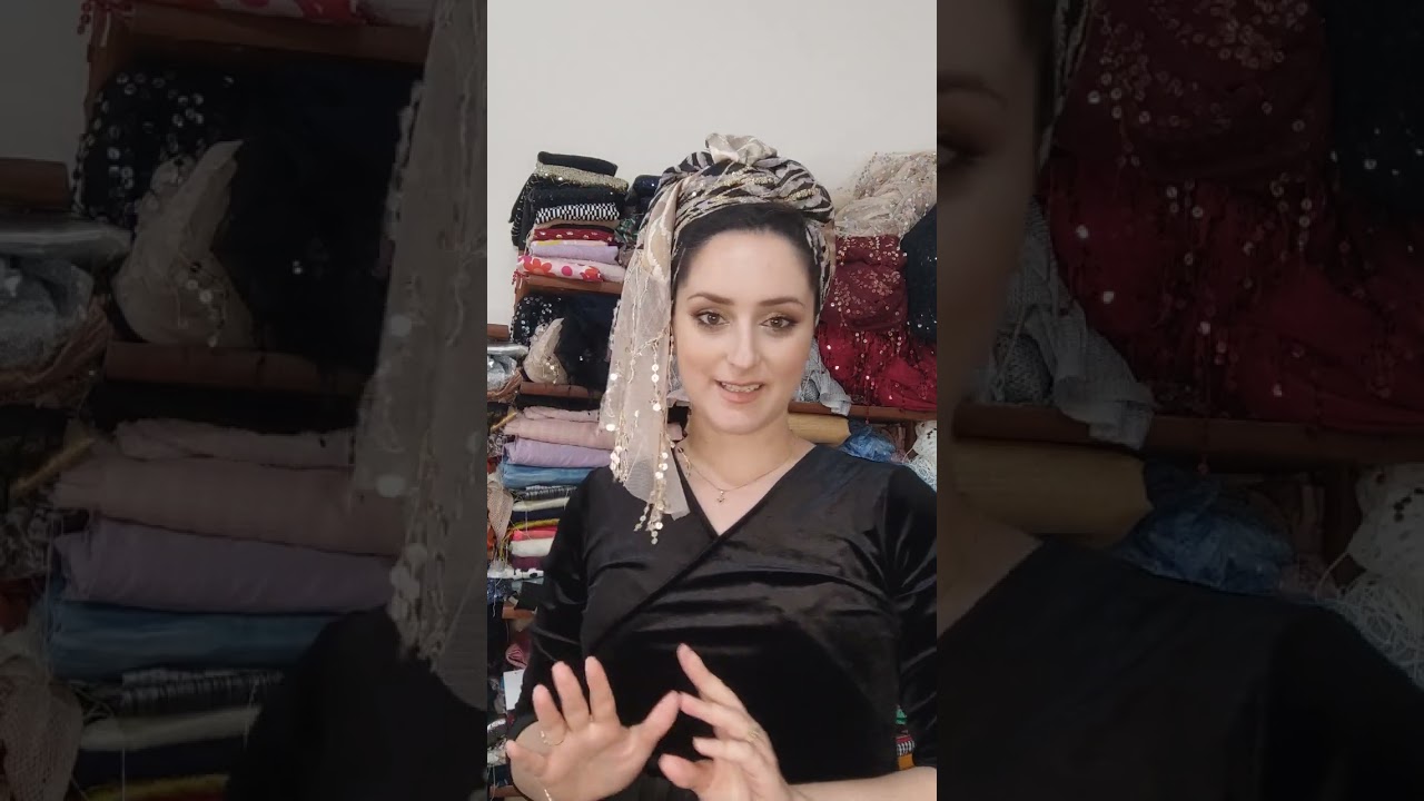 קשירת מטפחת עם פרנזים