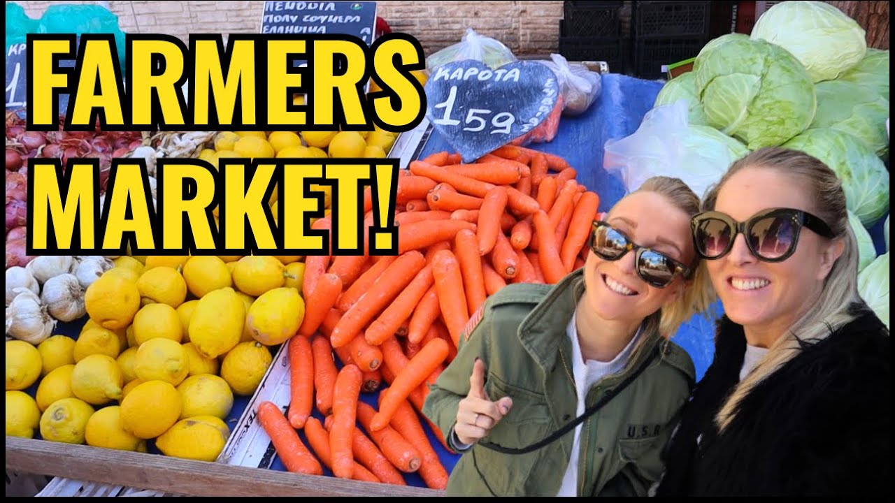 ATHENS VLOG: GREEK FARMERS MARKET! I GREEK LOCAL PRODUCTS || LIVING IN GREECE
