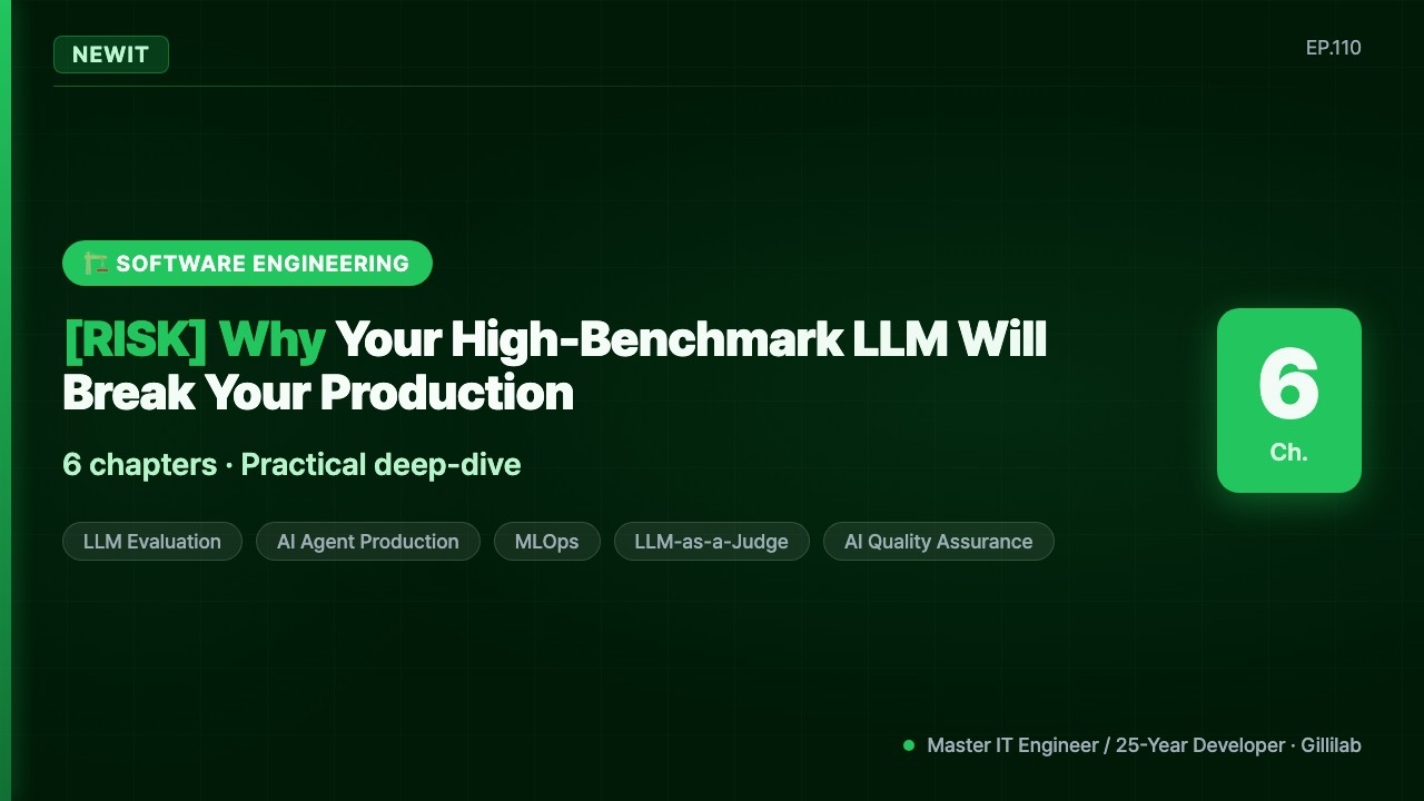 [RISK] Why Your High-Benchmark LLM Will Break Your Production | #NEWIT