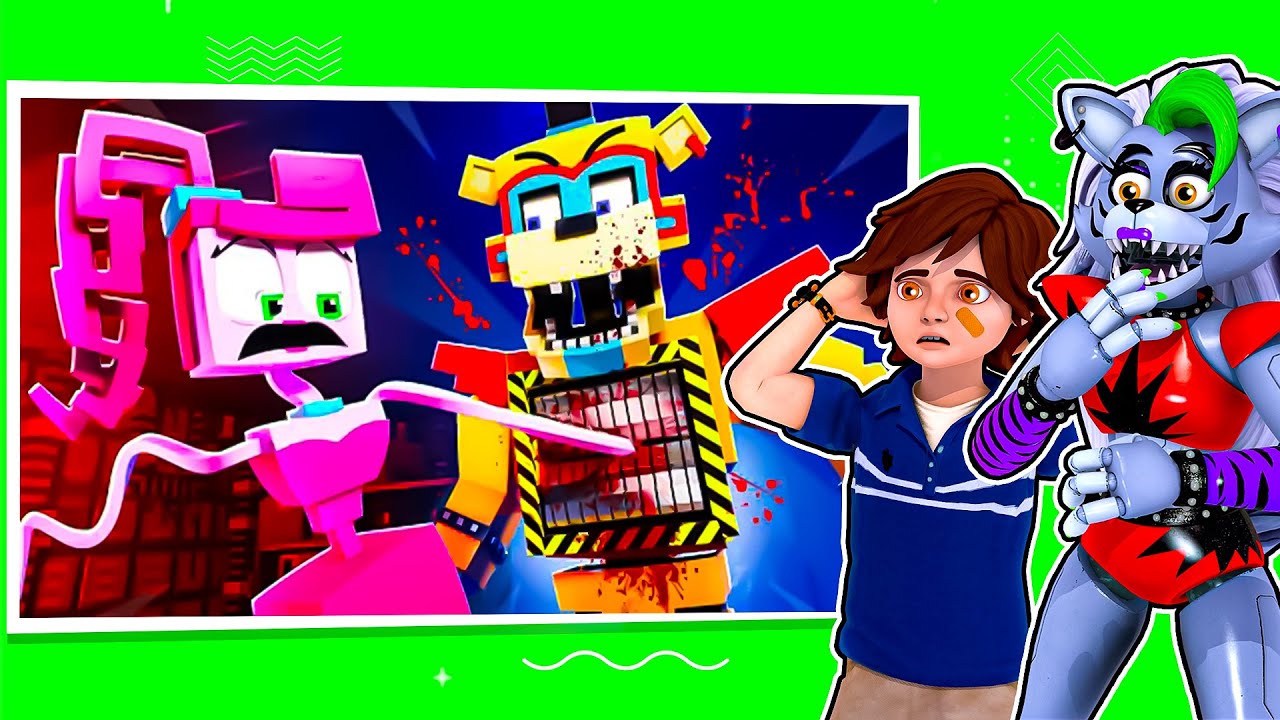 Glamrock Freddy KILLS Mommy Long Legs!? REACT with Roxanne Wolf and Gregory