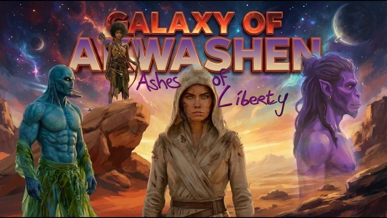 GALAXY of AKWASHEN: Ashes of Liberty. Teaser, Trailer.