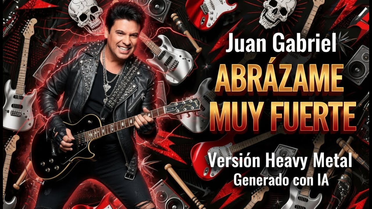 Juan Gabriel – Abrázame Muy Fuerte | Cover IA Heavy Metal dosmilero épico