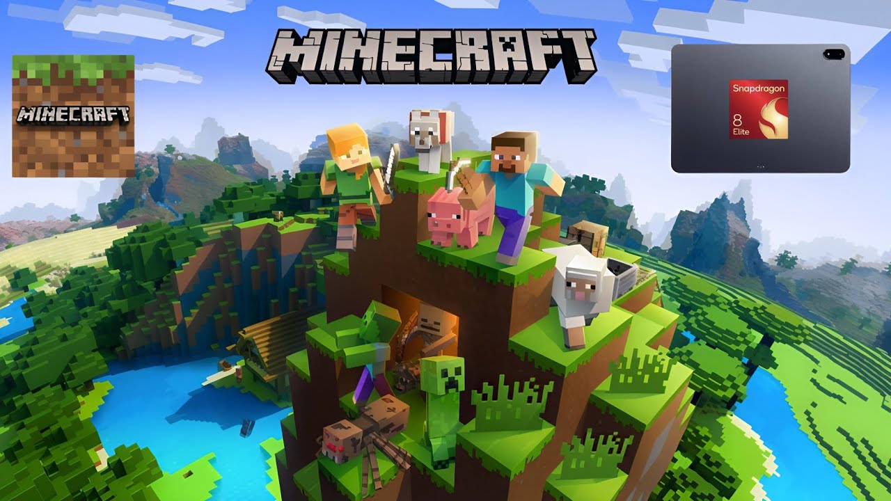 Minecraft on OnePlus Pad 3 | Snapdragon 8 Elite Gameplay