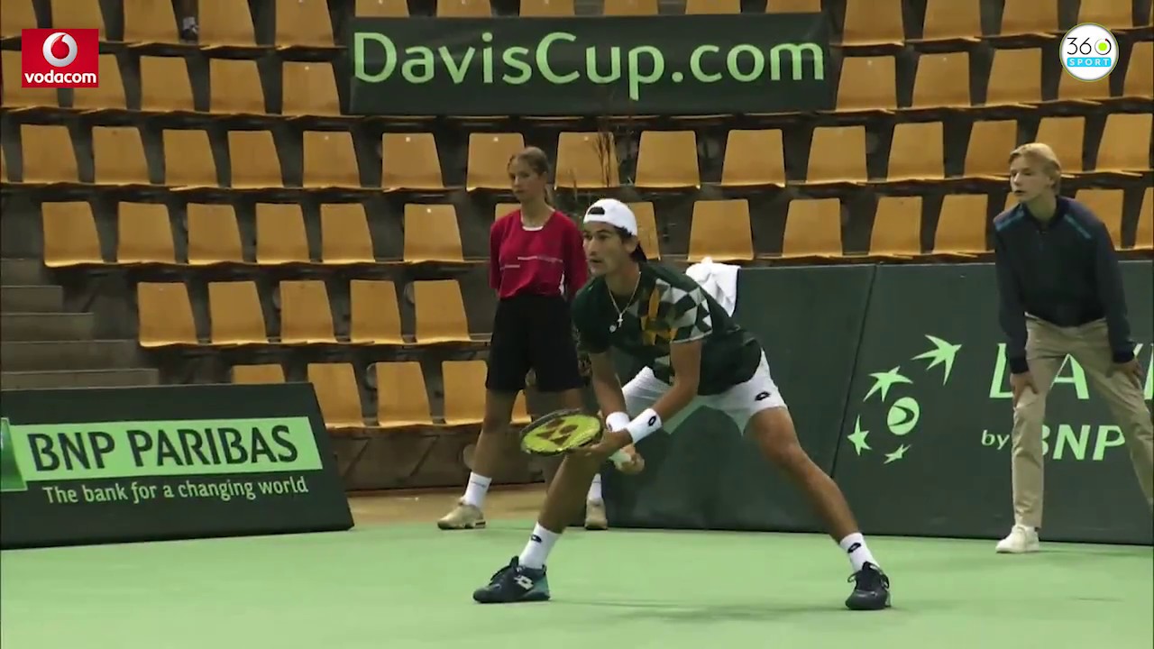 Davis Cup: SA vs DEN - Nielsen vs Harris Highlights