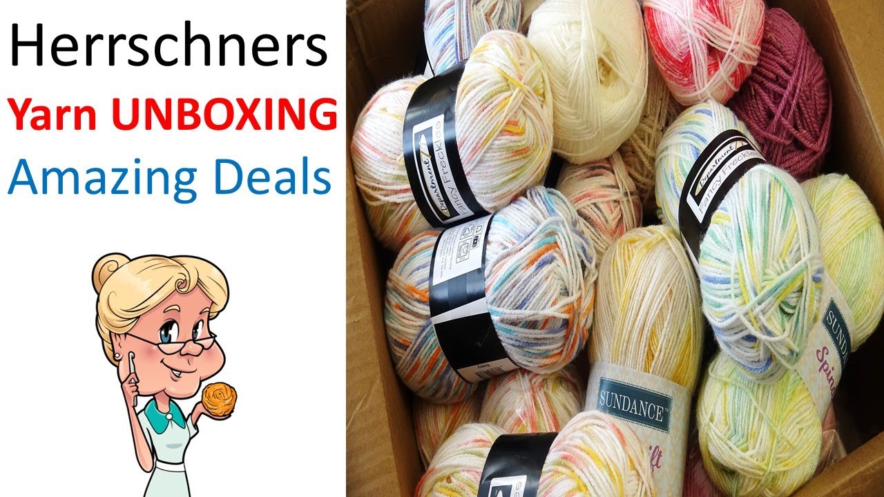 AMAZING Herrschners Yarn Unboxing -  Beautiful Yarns - MUST SEE
