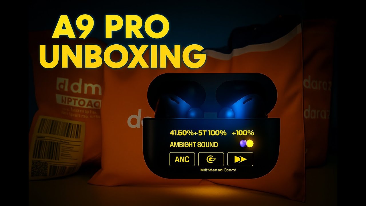 A9 Pro Airpods Unboxing 😎