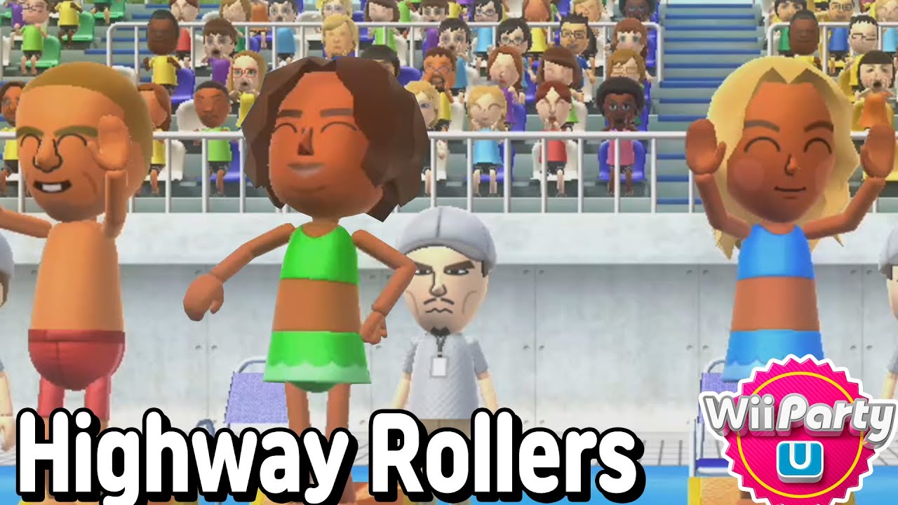 Wii Party U - Highway Rollers | Alice, Jose, Delilah and Kazuhiro | Alexgaming