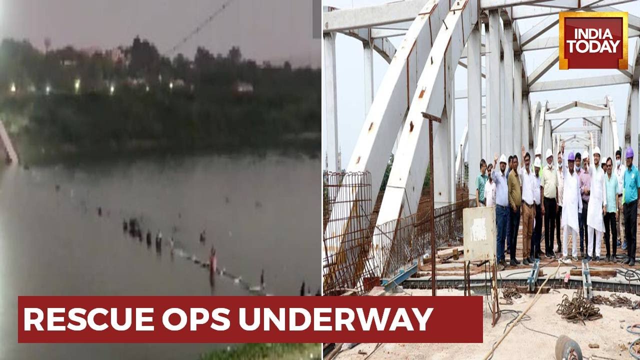 Several People Fall In River After Cable Bridge In Gujarat's Morbi Collapses | Ground Report