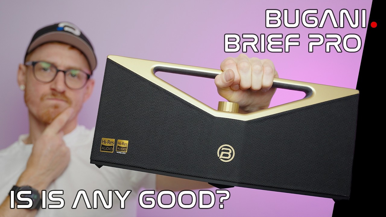 This Waterproof Bluetooth Portable Speaker Is a 160W BEAST!  Bugani Brief Pro