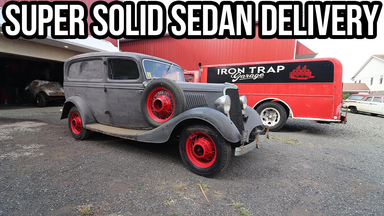 Unpacking Our New Parts Delivery Vehicle - 1934 Ford Sedan Delivery!!