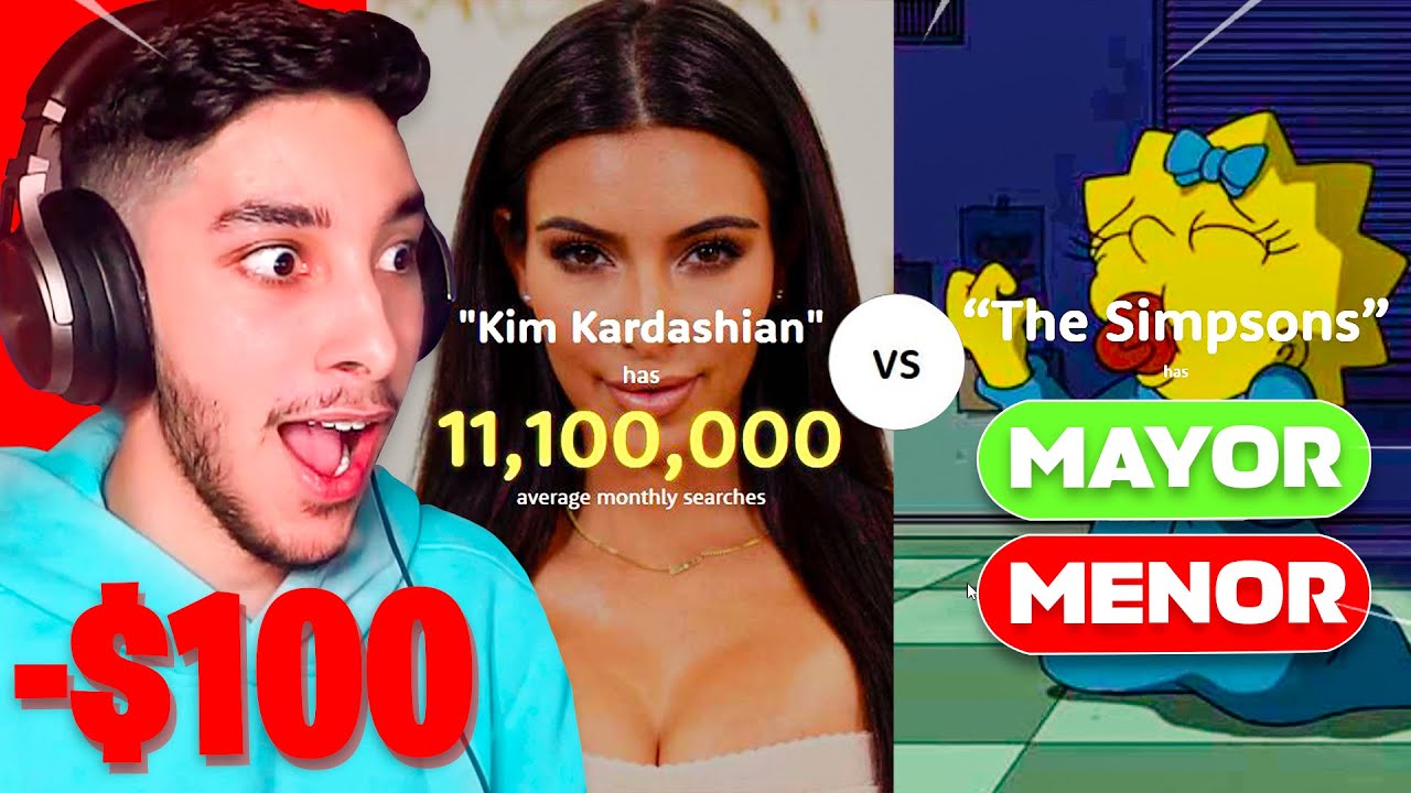 ADIVINA QUIÉN es MÁS FAMOSO y GANA DINERO...