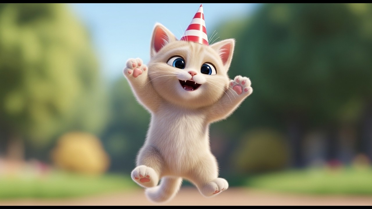 😺 Smart Cat Wears a Hat! Learning Song for Clever Kittens