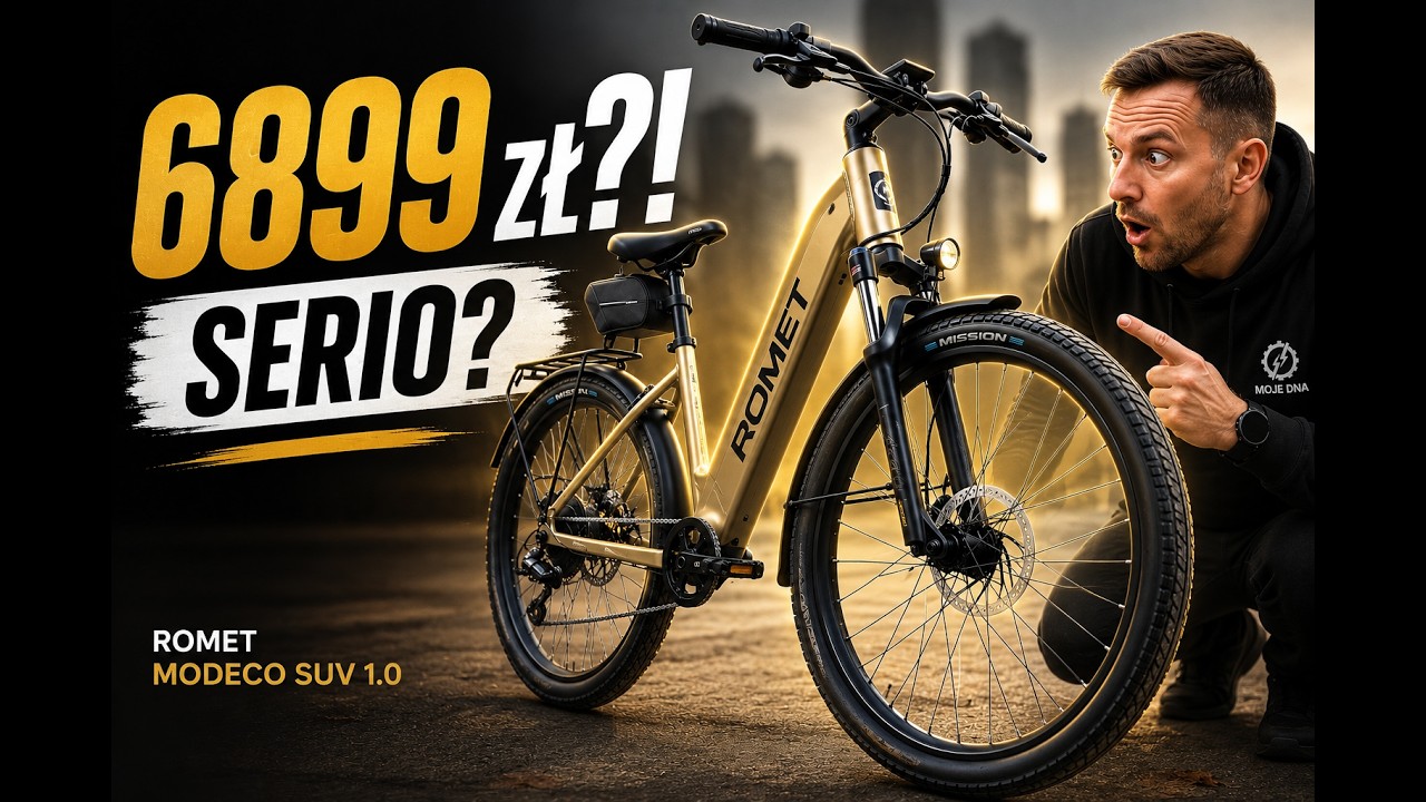 Romet E-Modeco SUV 1.0 - Ten rower za 6899 zł naprawdę mnie zaskoczył!