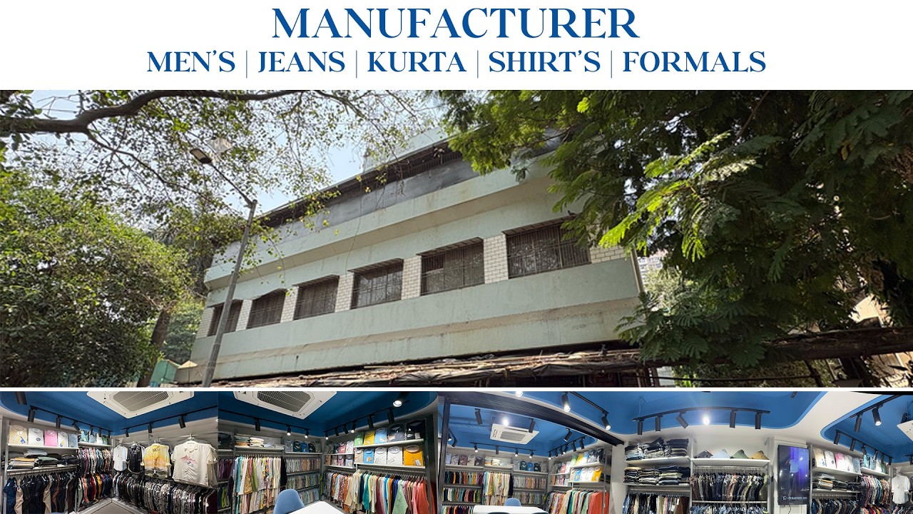Premium Men’s Clothing Factory 🔥 Shirts, Jeans & Ethnic Wear Wholesale | Massive Production”