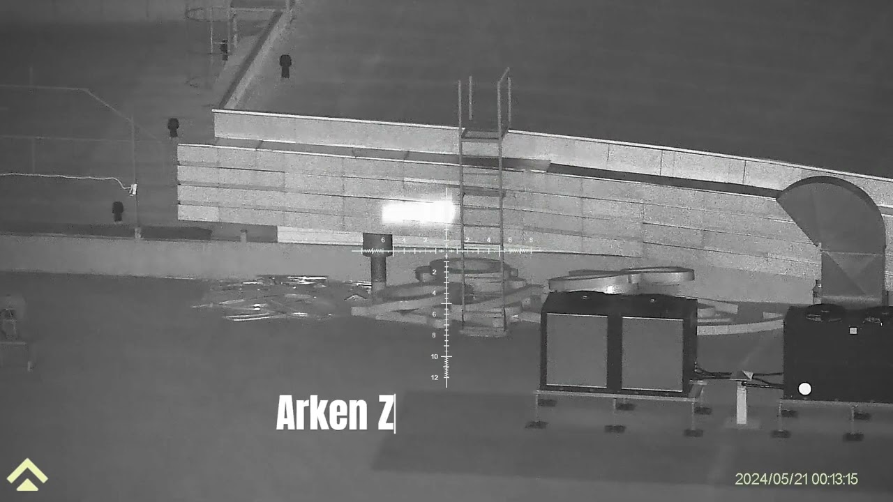 Ночная съемка Arken Zulus  Демонстрация работы