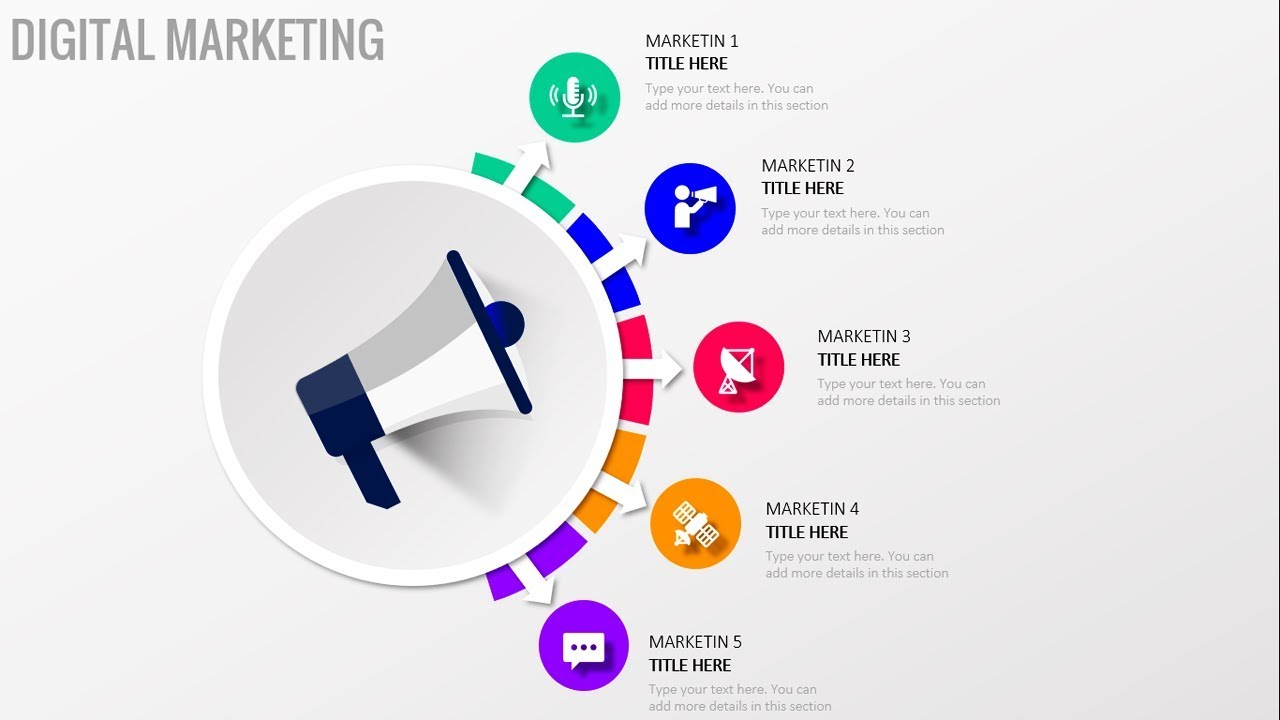Multipurpose Business Announcement slide design in PowerPoint