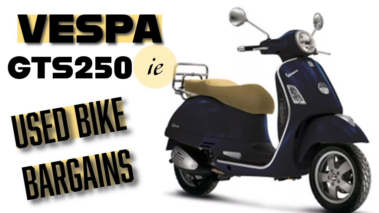 Used motorcycle bargains! Vespa GTS250ie review and performance test.