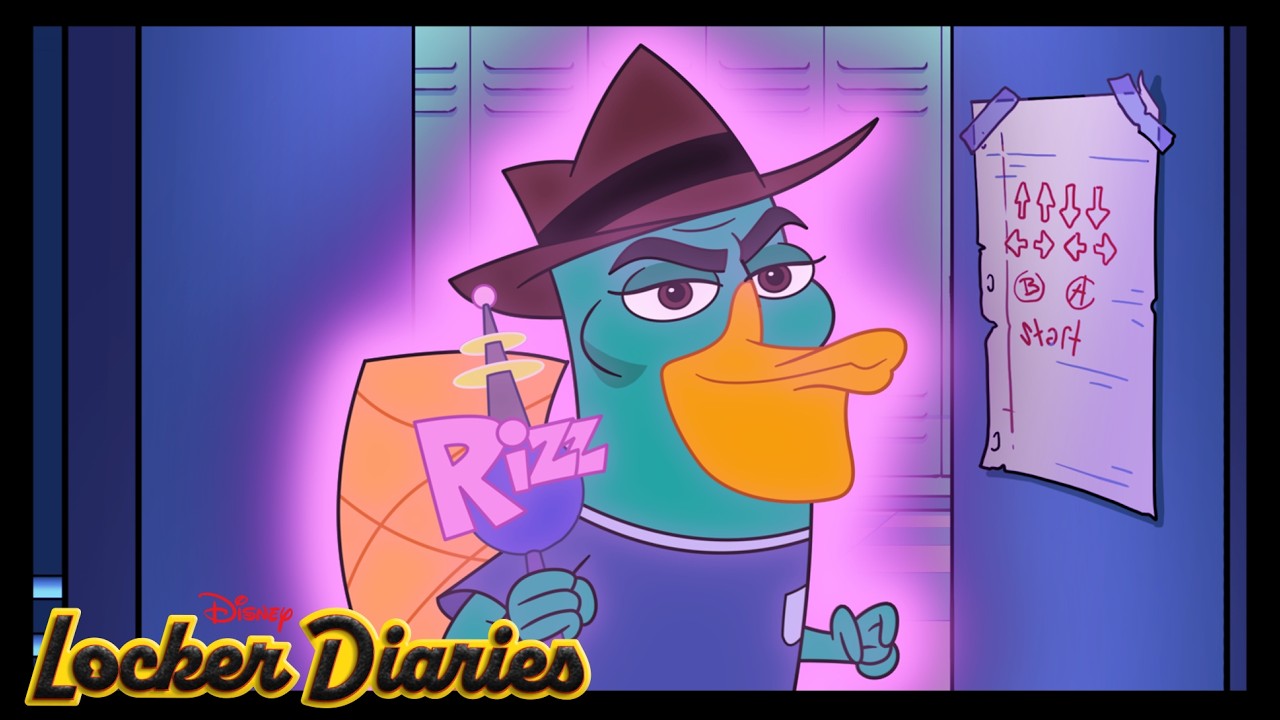 Agent P Must Stop Dr. Doof's Latest Scheme at School! 🏫🧐 | Locker Diaries |@disneychannelanimation