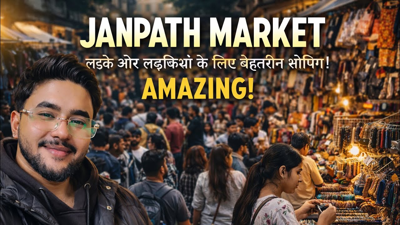 Janpath Market Delhi 😍 Girls & Boys ke liye Sabse Sasta Shopping Spot!