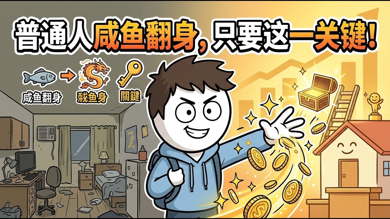 这一個關鍵，将給你帶來財富和成功：普通人怎樣鹹魚翻身?