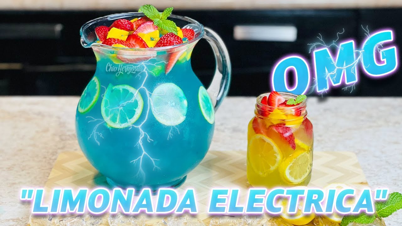 Limonada 🍋 Azul💙 Refrescante🧊 / Eléctrica 🥤😋 Blue lemonade Limonada Fortnite