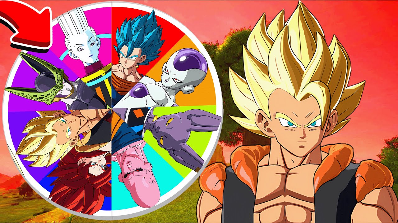 A ROLETA ESCOLHE MEU PERSONAGEM NO DRAGON BALL SPARKING ZERO